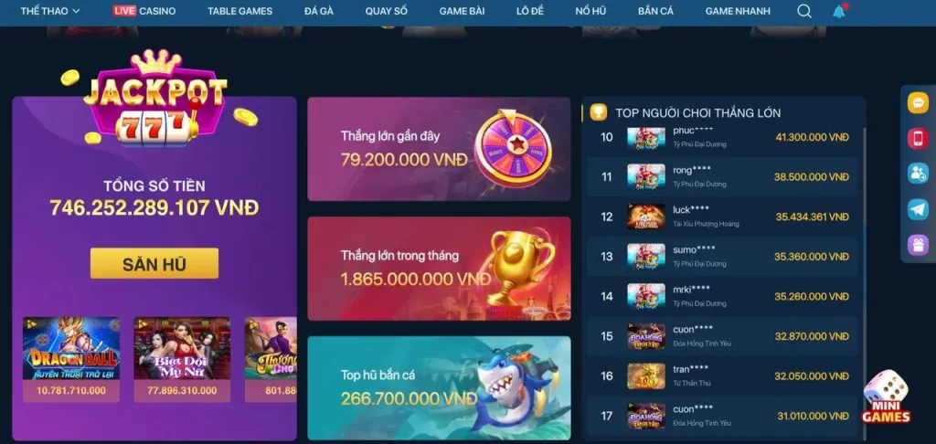 Đa dạng trò chơi cá cược 123zo